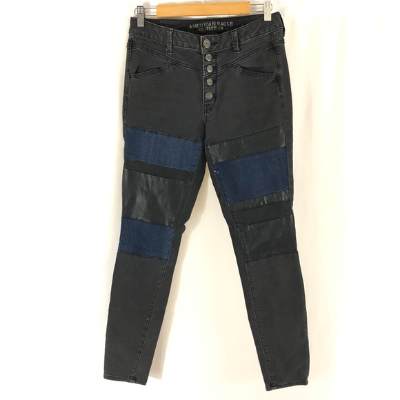 American Eagle Outfitters Denim - American Eagle Womens Jeans Hi-Rise Jegging Patch American Eagle Outfitters Denim - American Eagle Womens Jeans Hi-Rise Jegging Patch